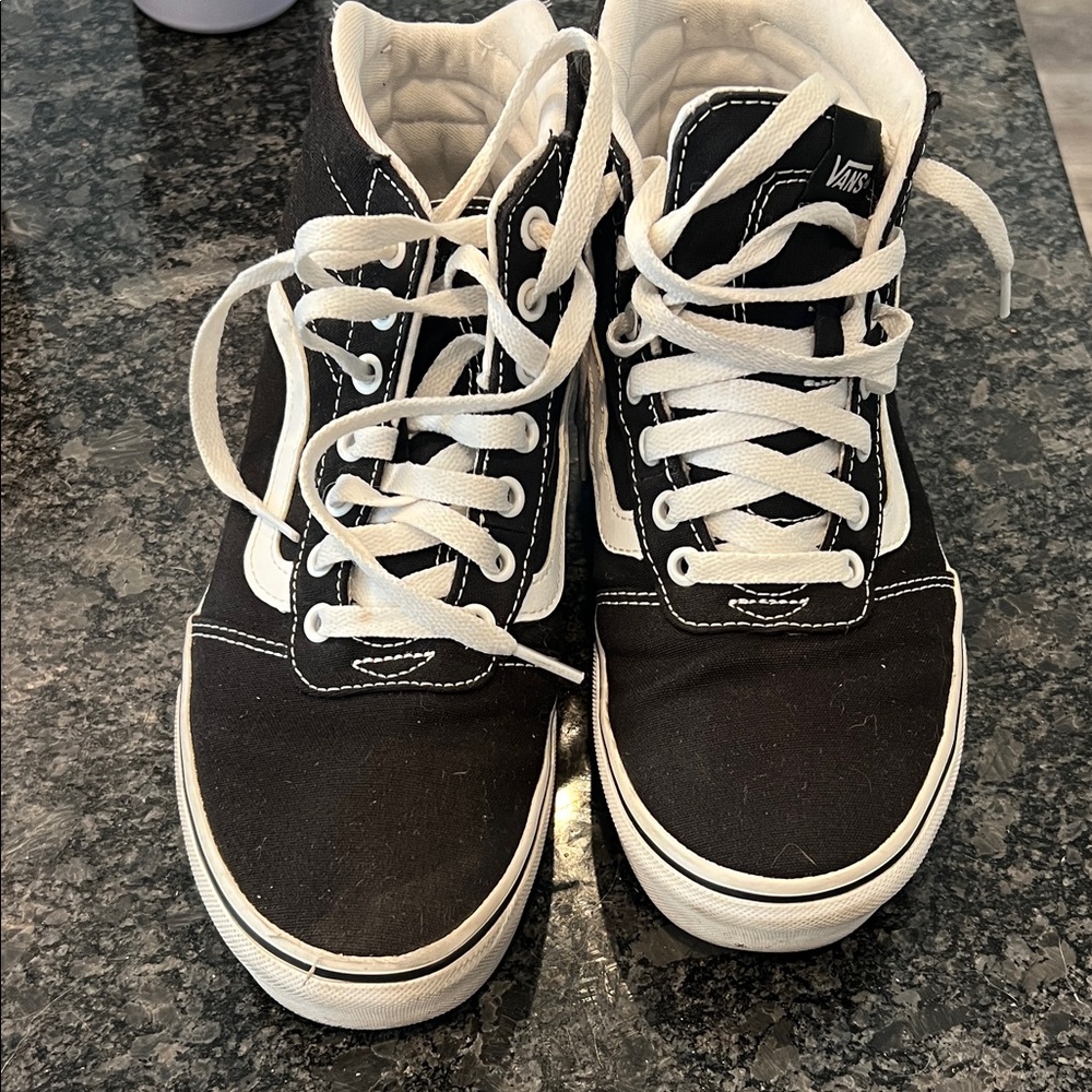 Vans Classic Black and White High-Tops